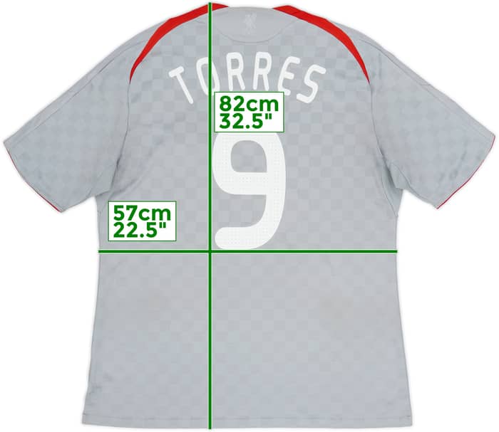 2008-09 Liverpool Away Shirt Torres #9 - 7/10 - (XL)
