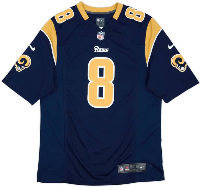 2012-14 St Louis Rams Bradford #8 Nike Game Home Jersey - 7/10 - (M)