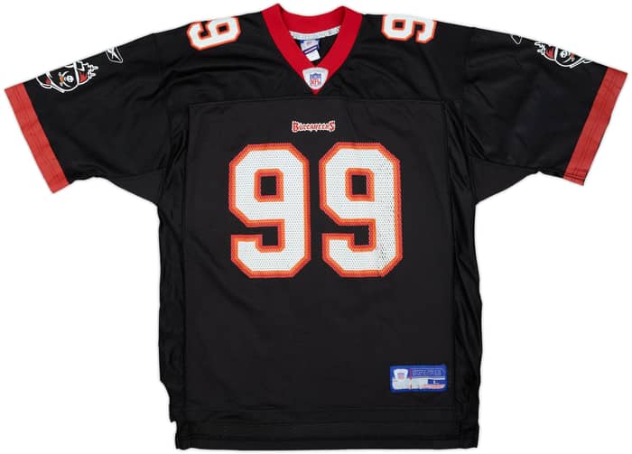 2002-03 Tampa Bay Buccaneers Sapp #99 Reebok On Field Alternate Jersey - 7/10 - (L)