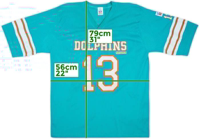 1996 Miami Dolphins #13 NFL Training Jersey - 7/10 - (XL)