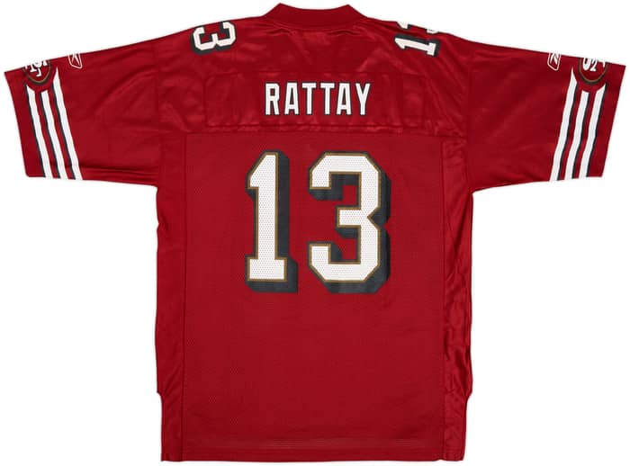 2005 San Francisco 49ers Rattay #13 Reebok On Field Home Jersey - 8/10 - (L)