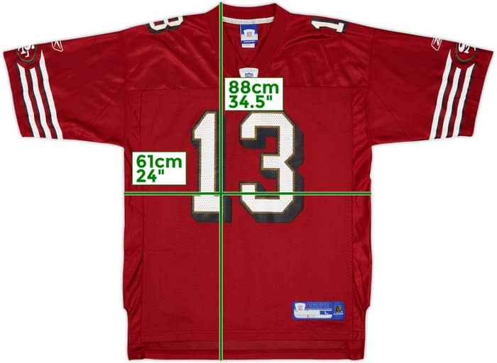 2005 San Francisco 49ers Rattay #13 Reebok On Field Home Jersey - 8/10 - (L)