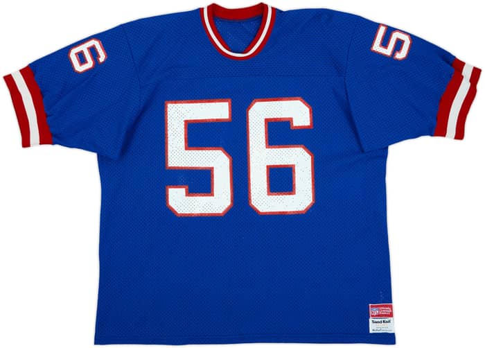 1984-89 New York Giants Taylor #56 MacGregor Sand-Knit Home Jersey - 5/10 - (XXL)
