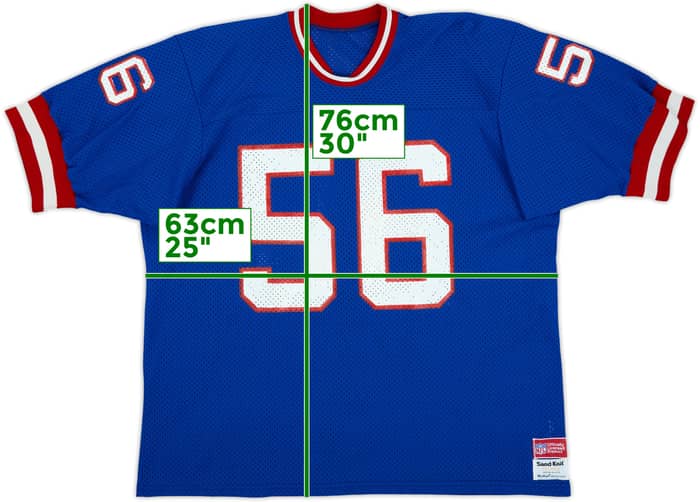1984-89 New York Giants Taylor #56 MacGregor Sand-Knit Home Jersey - 5/10 - (XXL)