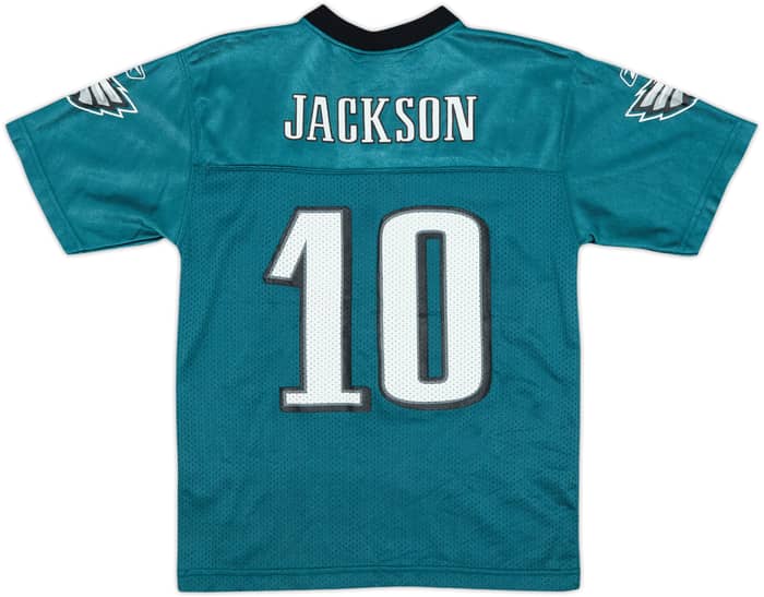 2008-11 Philadelphia Eagles Jackson #10 Reebok Replica Home Jersey - 6/10 - (M.Boys)
