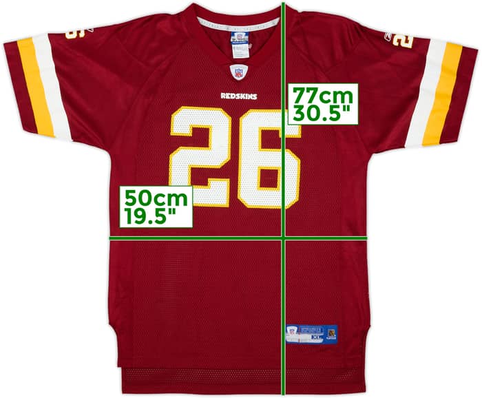 2005-06 Washington Redskins Portis #26 Reebok On Field Home Jersey - 9/10 - (XL.Boys)