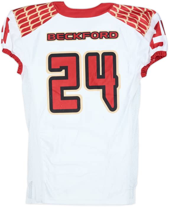 2002 Louisville Cardinals Beckford #24 Evolution Authentic Away Jersey - 8/10 - (M)