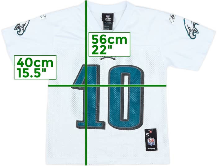 2008-11 Philadelphia Eagles Jackson #10 Reebok Replica Away Jersey - 5/10 - (S.Boys)