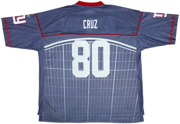 2012 New York Giants Cruz #80 Super Bowl XLVI Jersey - 6/10 - (4XL)