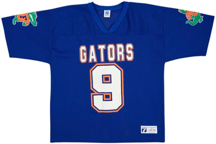 1990-96 Florida Gators #9 Logo 7 Home Jersey - 8/10 - (L)