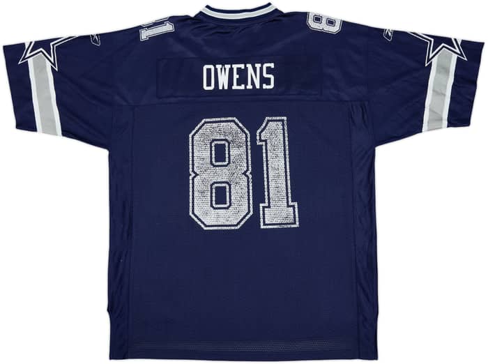 2007 Dallas Cowboys Owens #81 Reebok On Field Home Jersey - 4/10 - (XL)