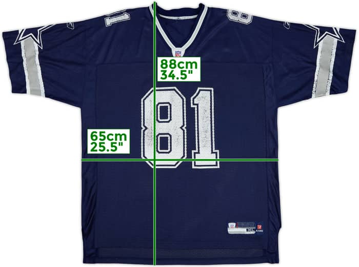 2007 Dallas Cowboys Owens #81 Reebok On Field Home Jersey - 4/10 - (XL)