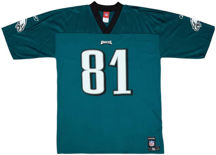 2005-06 Philadelphia Eagles Owens #81 Reebok Replica Home Jersey - 9/10 - (XL)