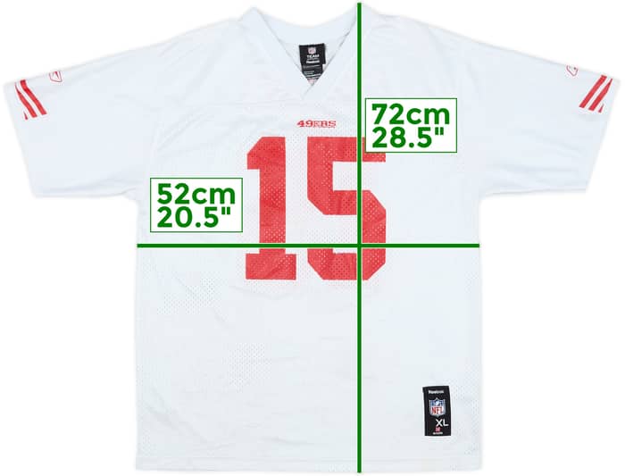 2009-11 San Francisco 49ers Crabtree #15 Reebok Replica Away Jersey - 7/10 - (XL.Boys)