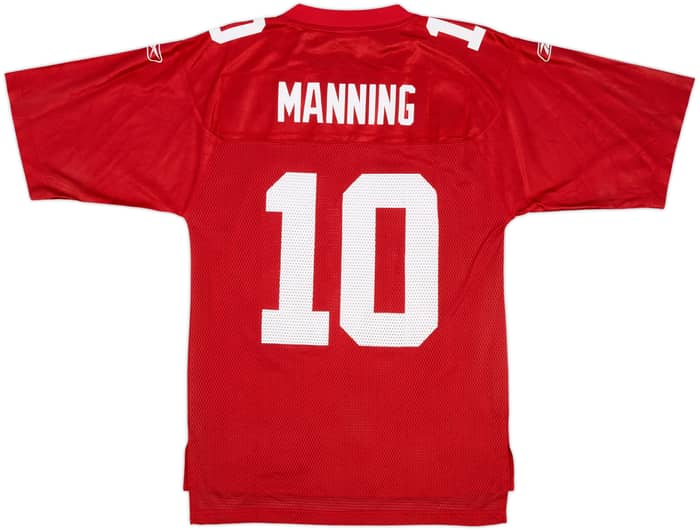 2007 New York Giants Manning #10 Reebok On Field Alternate Jersey - 8/10 - (S)