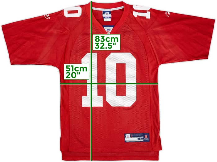 2007 New York Giants Manning #10 Reebok On Field Alternate Jersey - 8/10 - (S)