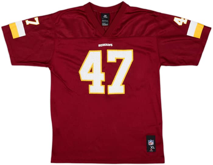 2008-11 Wasington Redskins Cooley #47 Reebok Replica Home Jersey - 6/10 - (XL.Boys)