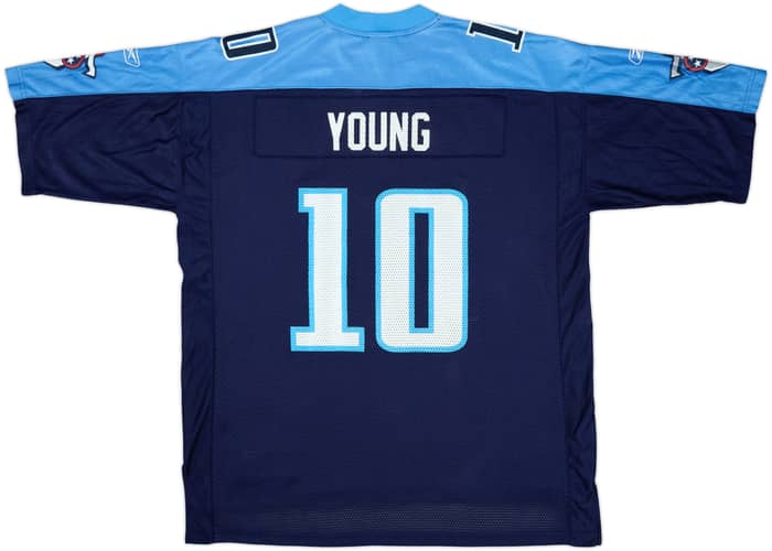 2006 Tennessee Titans Young #10 Reebok On Field Home Jersey - 9/10 - (XL)