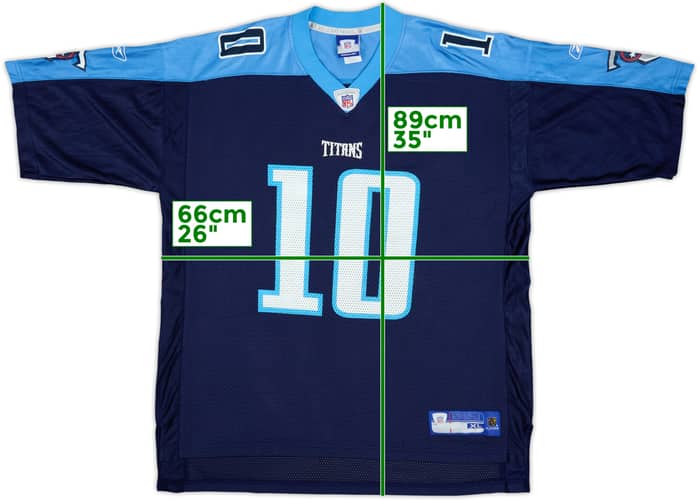 2006 Tennessee Titans Young #10 Reebok On Field Home Jersey - 9/10 - (XL)