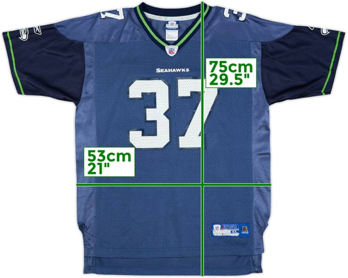 2005-06 Seattle Seahawks Alexander #37 Reebok On Field Home Jersey - 6/10 - (XL.Boys)