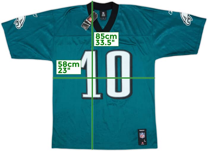 2008-11 Philadelphia Eagles Jackson #10 Reebok Replica Home Jersey (L)