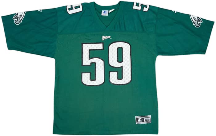 1996-98 Philadelphia Eagles Mamula #59 Starter Home Jersey - 8/10 - (XL)