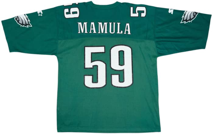 1996-98 Philadelphia Eagles Mamula #59 Starter Home Jersey - 8/10 - (XL)