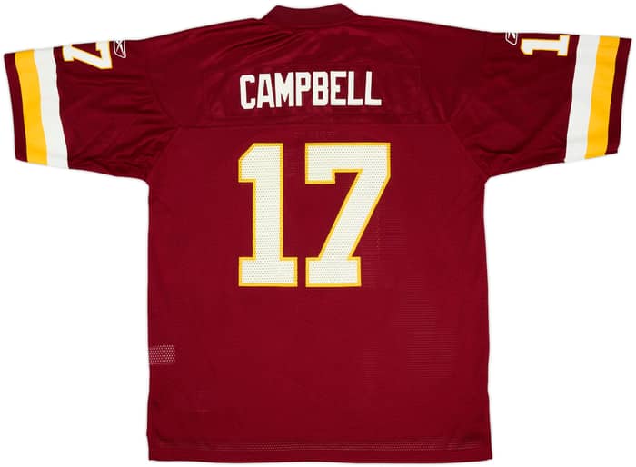 2008-09 Washington Redskins J.Campbell #17 Reebok On Field Home Jersey - 9/10 - (XL)