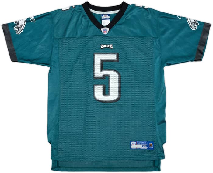 2005-06 Philadelphia Eagles McNabb #5 Reebok On Field Home Jersey - 9/10 - (XL.Boys)