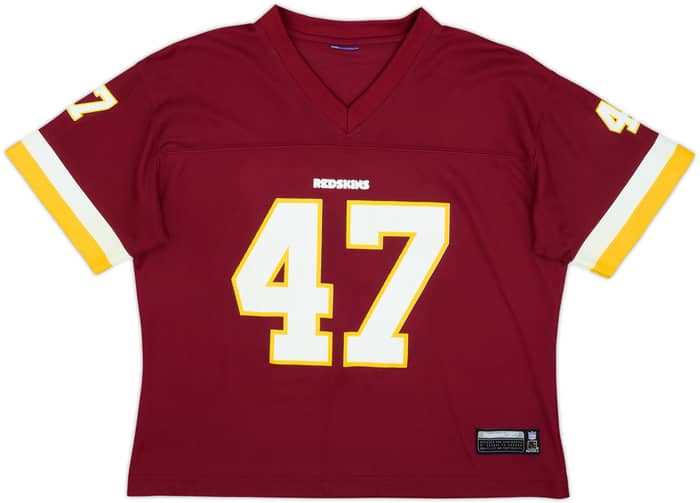 2005-06 Washington Redskins Cooley #47 Reebok Replica Home Jersey Womens - 7/10 - (XL)