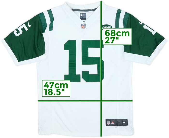 2012 New York Jets Tebow #15 Nike Premier Away Jersey Womens - 7/10 - (L)