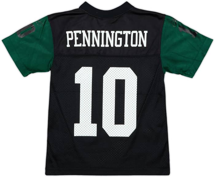 2005-06 New York Jets Pennington #10 Reebok Replica Alternate Jersey - 9/10 - (S.Boys)