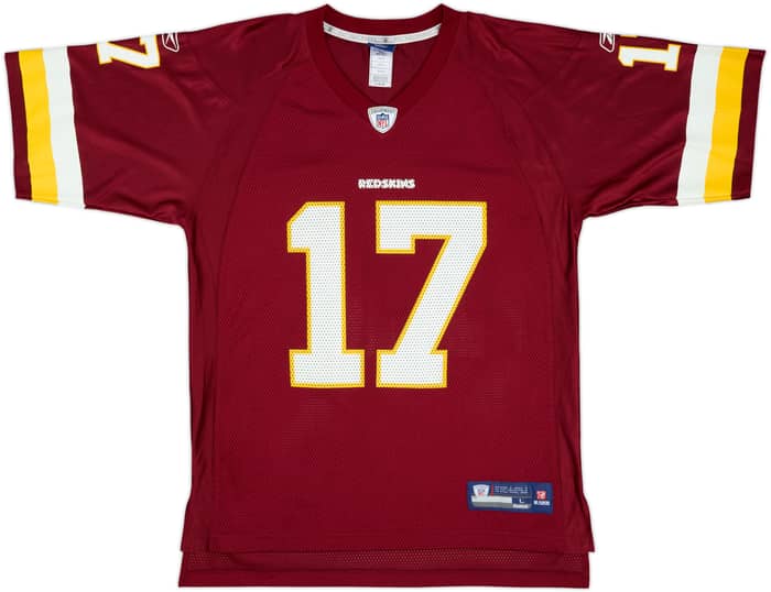 2008-09 Washington Redskins J.Campbell #17 Reebok On Field Home Jersey - 9/10 - (L)