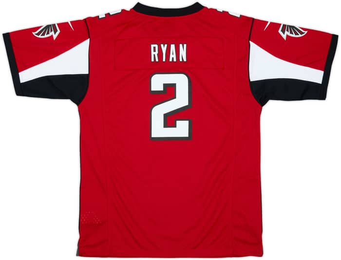 2012-19 Atlanta Falcons Ryan #2 Nike Game Home Jersey - 9/10 - (L.Boys)