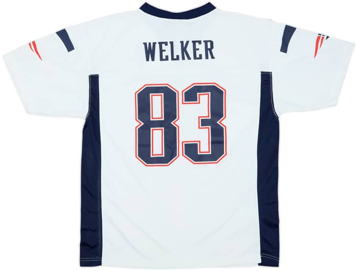 2012 New England Patriots Welker #83 NFL Replica Away Jersey - 3/10 - (XL.Boys)
