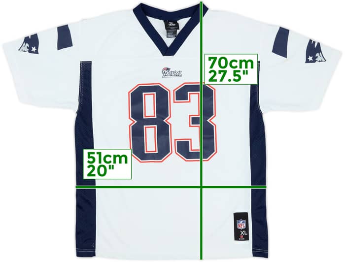 2012 New England Patriots Welker #83 NFL Replica Away Jersey - 3/10 - (XL.Boys)