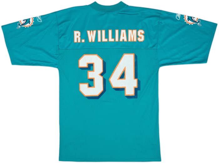 2005 Miami Dolphins R.Williams #34 Reebok Replica Home Jersey - 7/10 - (M)