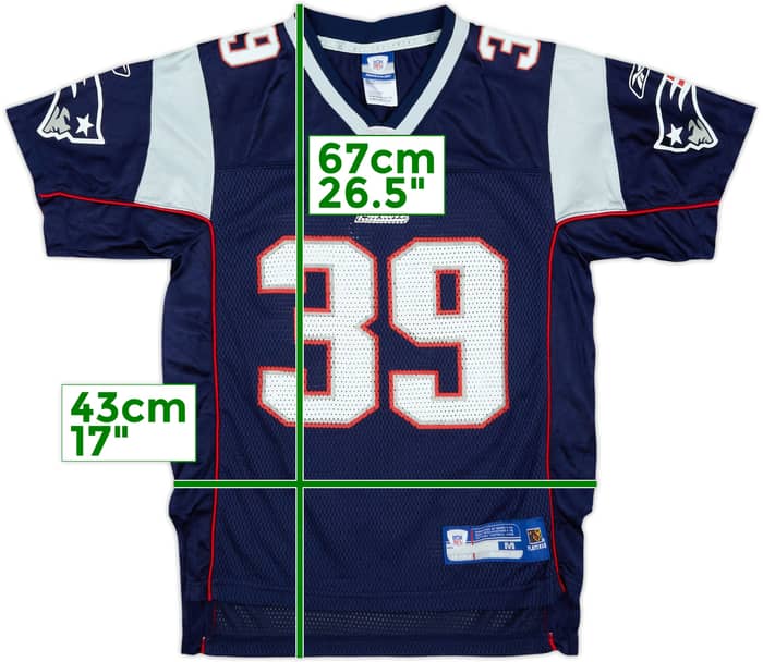 2006 New England Patriots Maroney #39 Reebok On Field Home Jersey - 9/10 - (M.Boys)