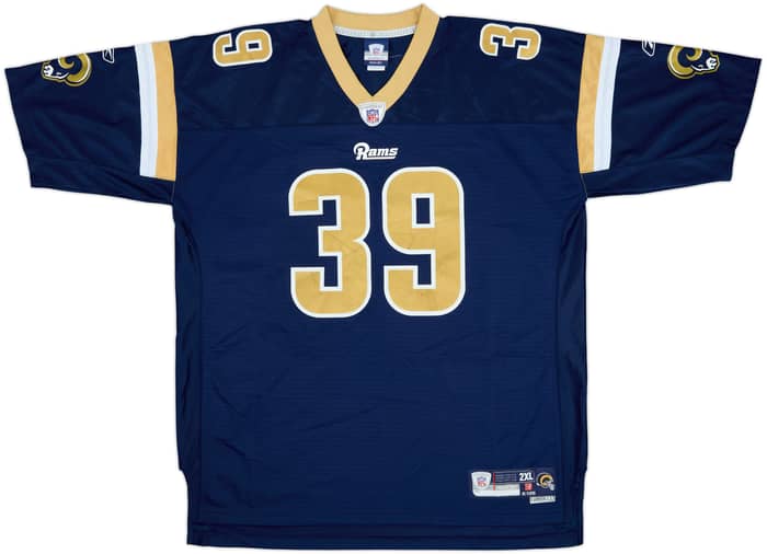 2007 St. Louis Rams Jackson #39 Reebok Premier Home Jersey - 7/10 - (XXL)