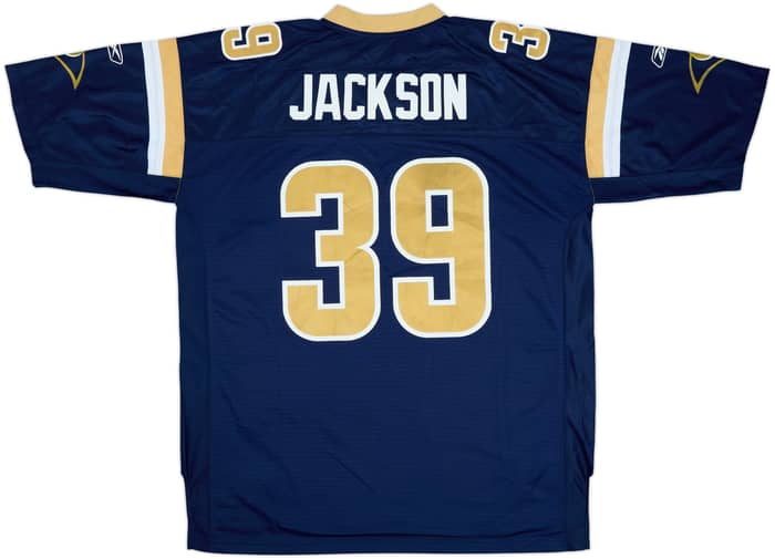 2007 St. Louis Rams Jackson #39 Reebok Premier Home Jersey - 7/10 - (XXL)