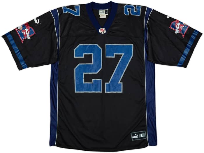 2001-02 Montreal Alouettes Pringle #27 Puma Alternate Jersey - 7/10 - (L)