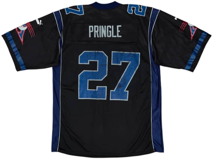 2001-02 Montreal Alouettes Pringle #27 Puma Alternate Jersey - 7/10 - (L)
