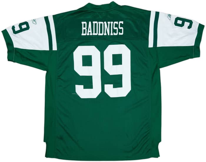 2005-06 New York Jets Baddniss #99 Reebok Authentic Home Jersey - 8/10 - (XXL)