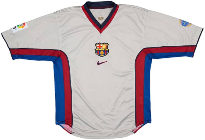 1998-01 Barcelona Away Shirt Rivaldo #11 - 7/10 - (M)