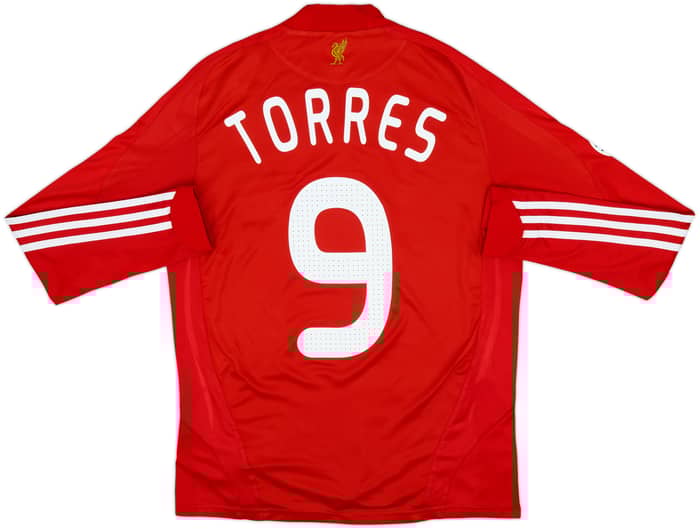 2008-10 Liverpool Local M/L Camiseta Torres #9 - 7/10 - (S)