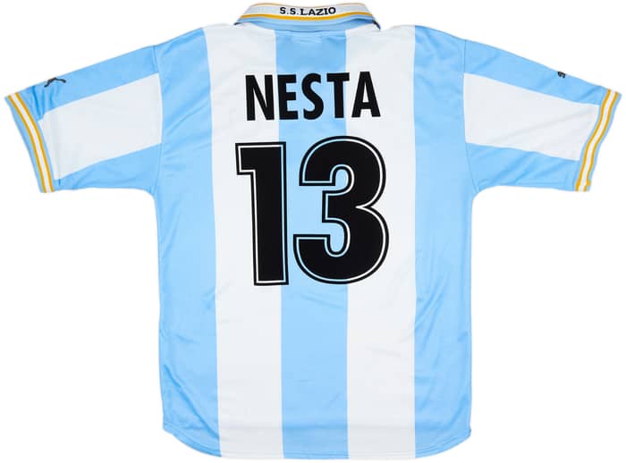 1999-00 Lazio European Home Shirt Nesta #13 - 7/10 - (M)