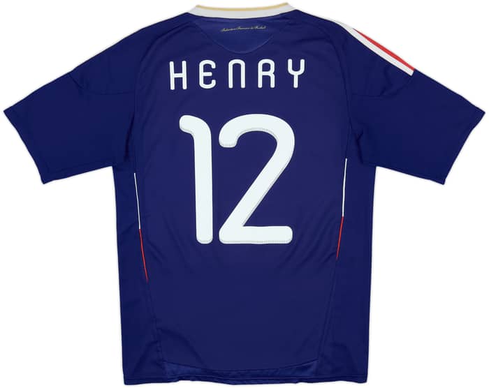 Camiseta de local de Francia 2009-10 Henry #12 - 5/10 - (M)