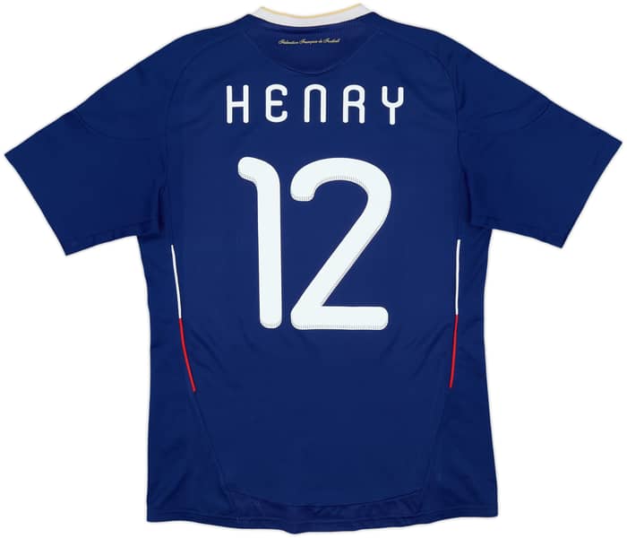 Camiseta de local de Francia 2009-10 Henry #12 - 6/10 - (M)