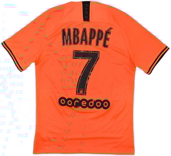 2019-20 Paris Saint-Germain Away Shirt Mbappe #7 - 6/10 - (S)