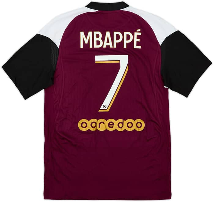 2020-21 Paris Saint-Germain Third Shirt Mbappe #7 - 5/10 - (S)